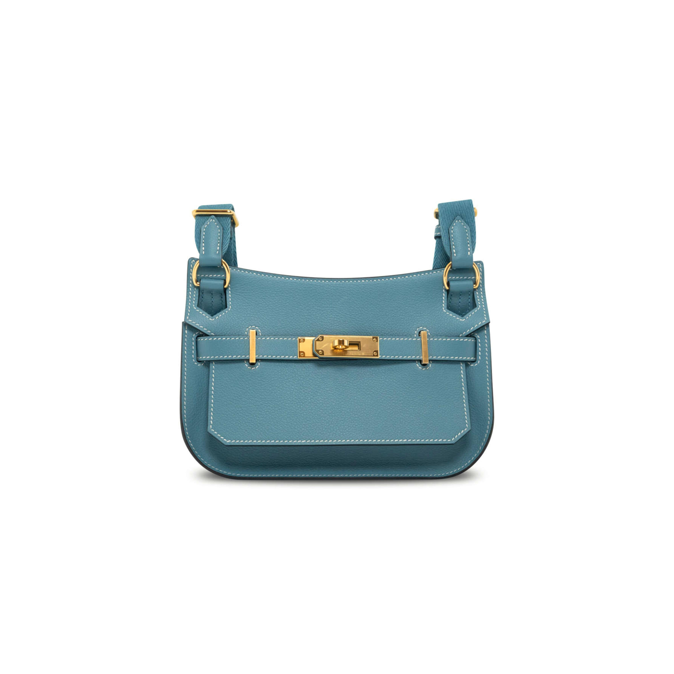 H**mes jypsiere mini bleu jean evercolor (23*17*5cm)